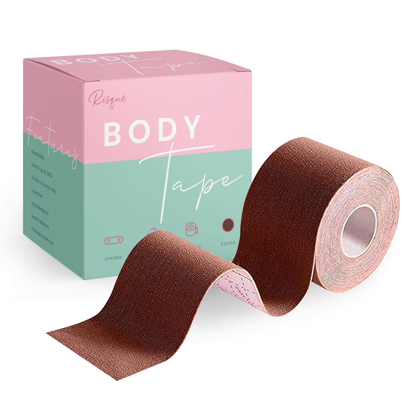 Flash Tape double sided adhesive clothing and body tape. Made in USA