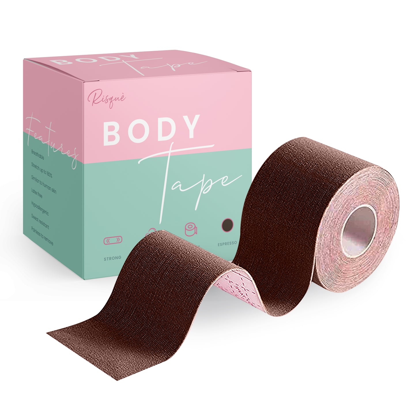 Fullness Double Sided Boob Tape Lingerie Tape Clear Double Sided Clothing  or Body Tape Fabric Tape